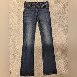 Wrangler bootcut jeans size 7x36
